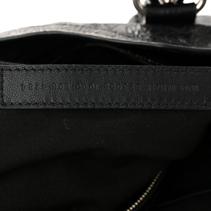 Balenciaga Agneau Arena Silver Hardware Medium Le City Black 7 of 10