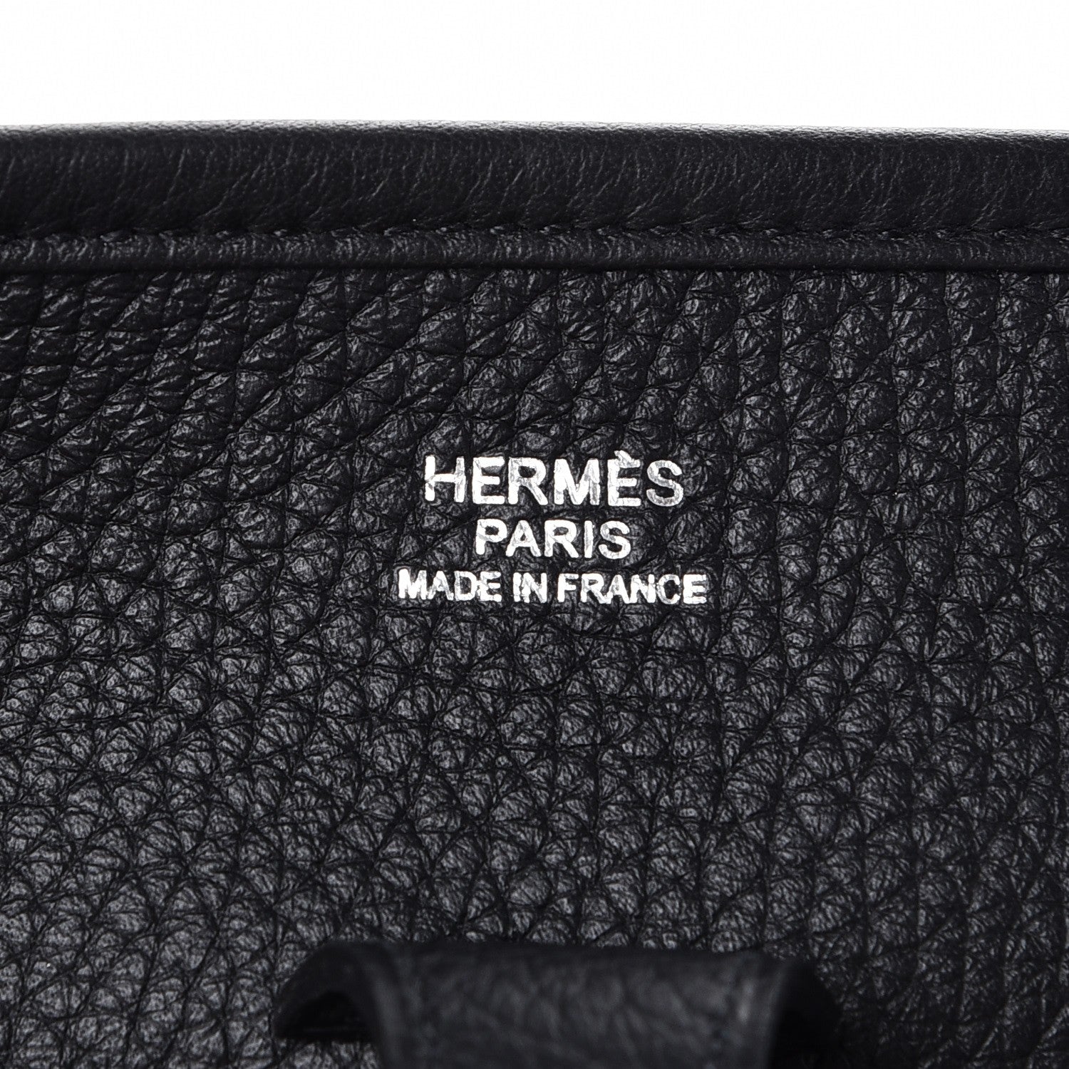 Hermes Taurillon Clemence Evelyne III PM Black 6 of 8