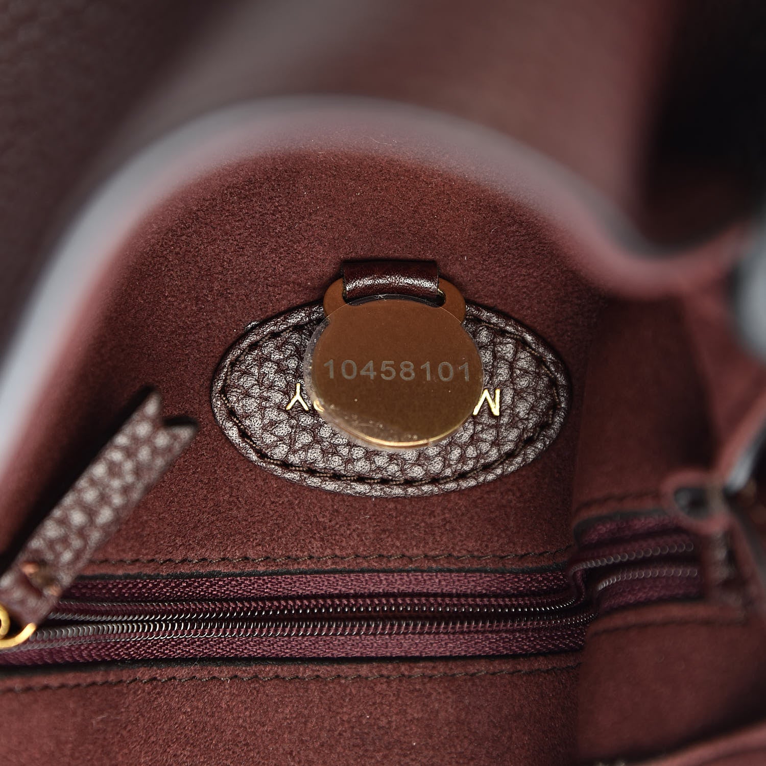 Mulberry Glossy Goatskin Small Lily Flap Oxblood 9 of 13