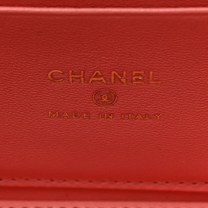 Chanel Lambskin Quilted Small Charming Top Handle Vanity Case With Chain Pink 6 of 11