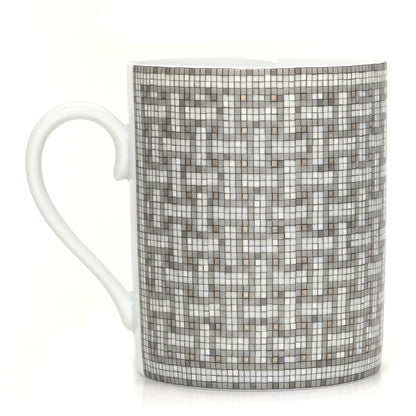 Hermes Porcelain Mosaique au 24 Mug Platinum 3 of 7
