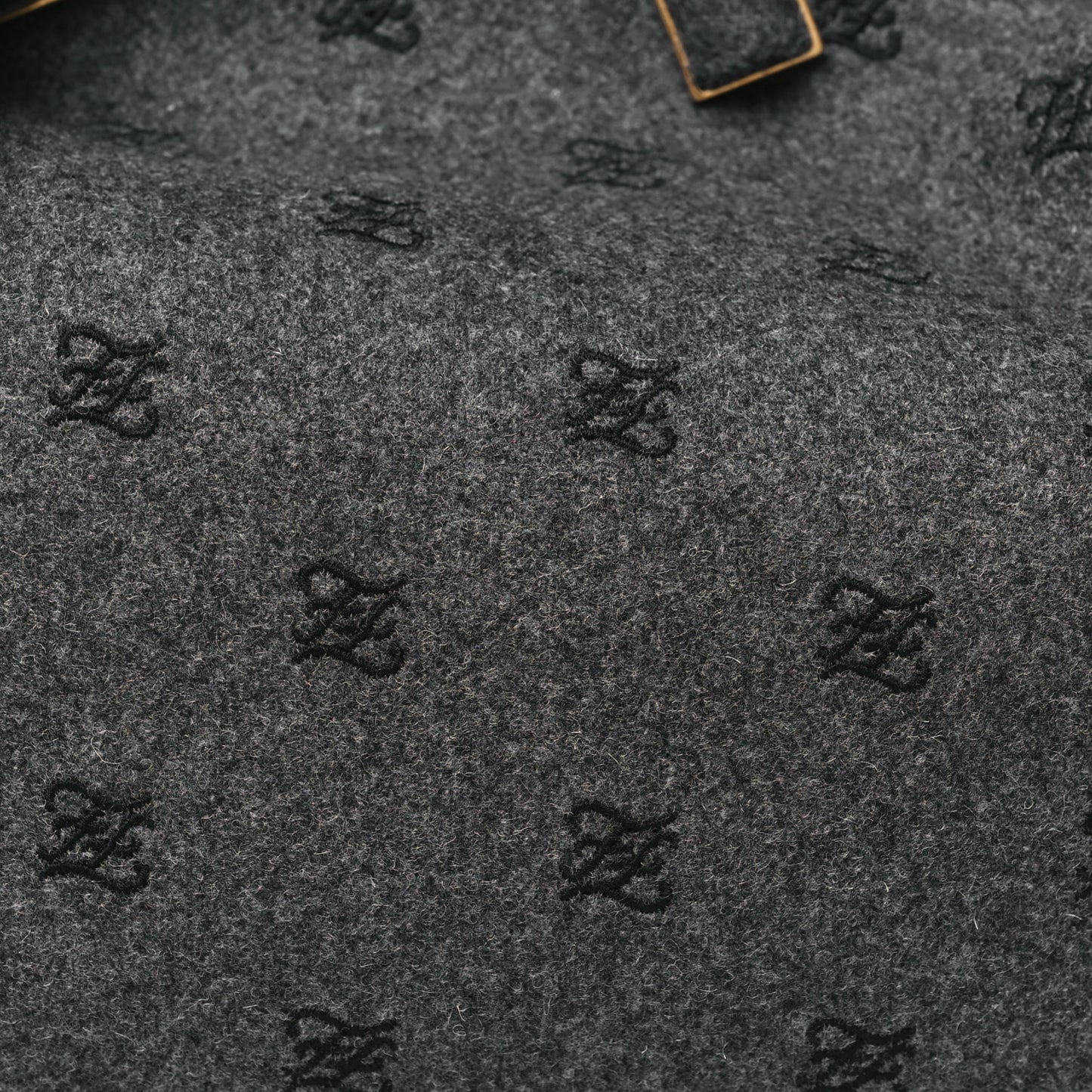 Flannel Karligraphy Embroidered Medium Fendi First Grey