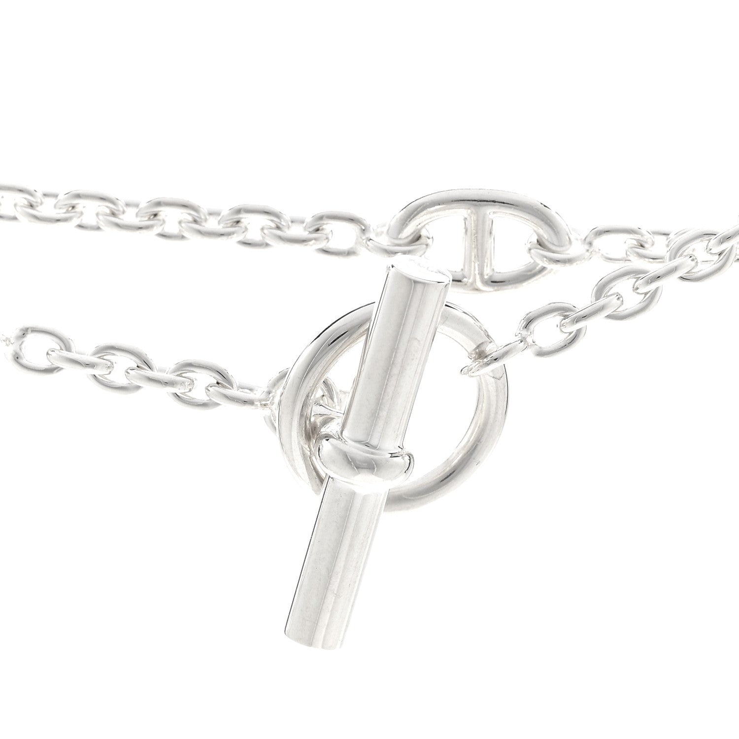 Hermes Sterling Silver Farandole Necklace 120 4 of 6