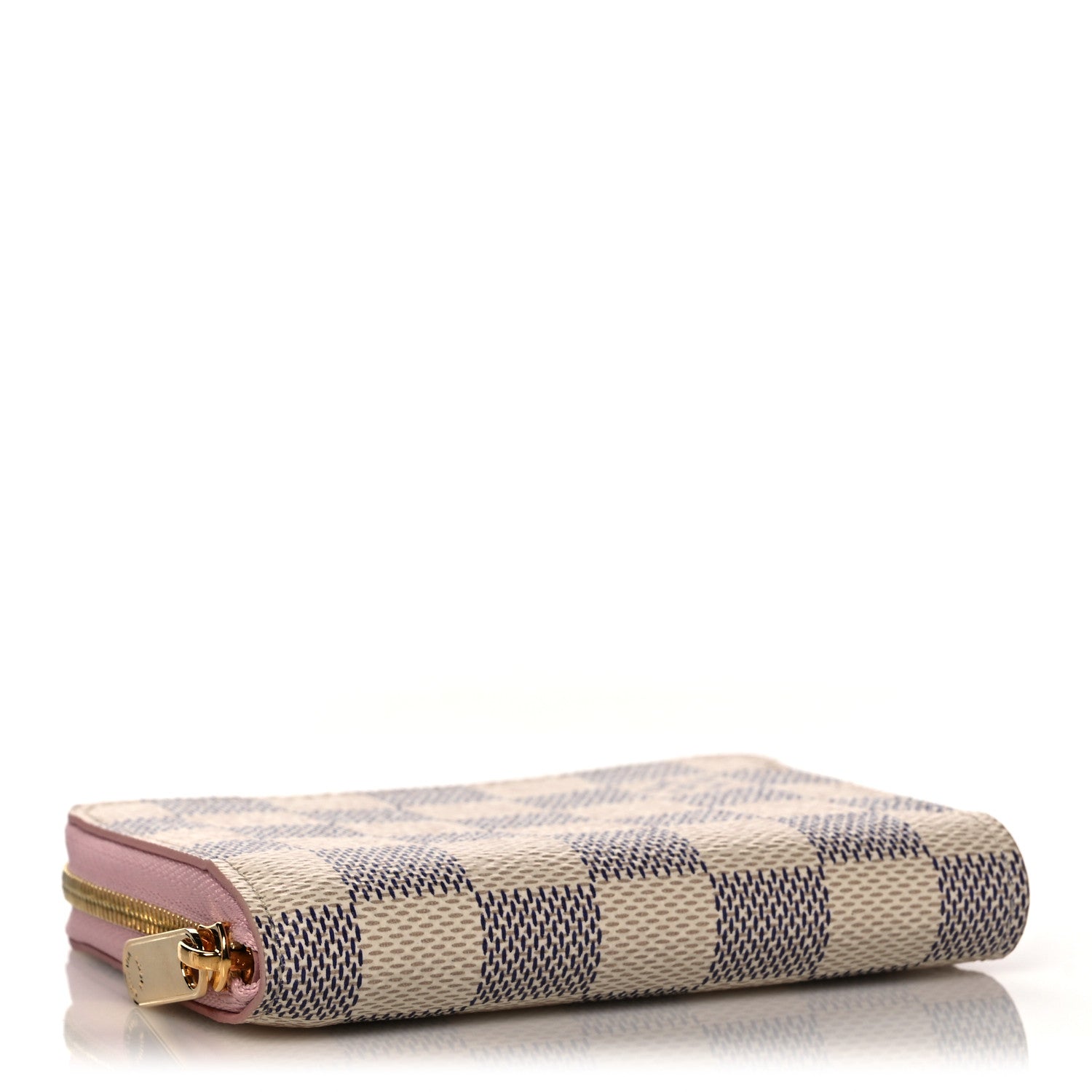 Louis Vuitton Damier Azur Zippy Coin Purse Rose Ballerine 4 of 8