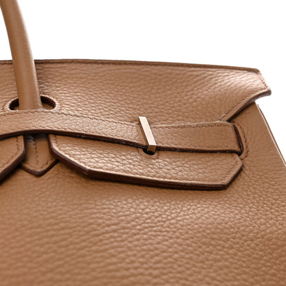 Hermes Taurillon Clemence BIRKIN 40 Tabac Camel 18 of 21