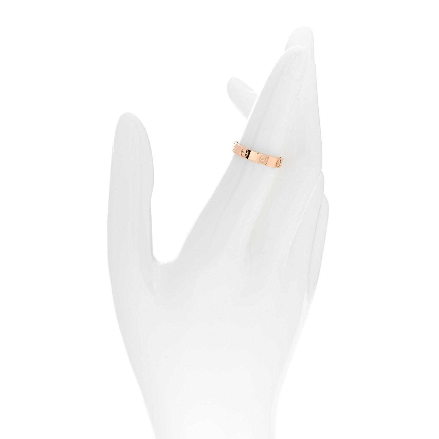 Cartier 18K Pink Gold 3.5mm LOVE Wedding Band Ring 50 5.25 2 of 4