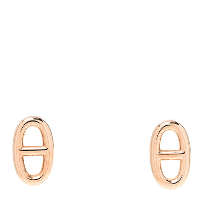 Hermes 18K Rose Gold TPM Farandole Stud Earrings 1 of 5