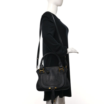 Chloe Calfskin Small Marcie Satchel Black 3 of 11