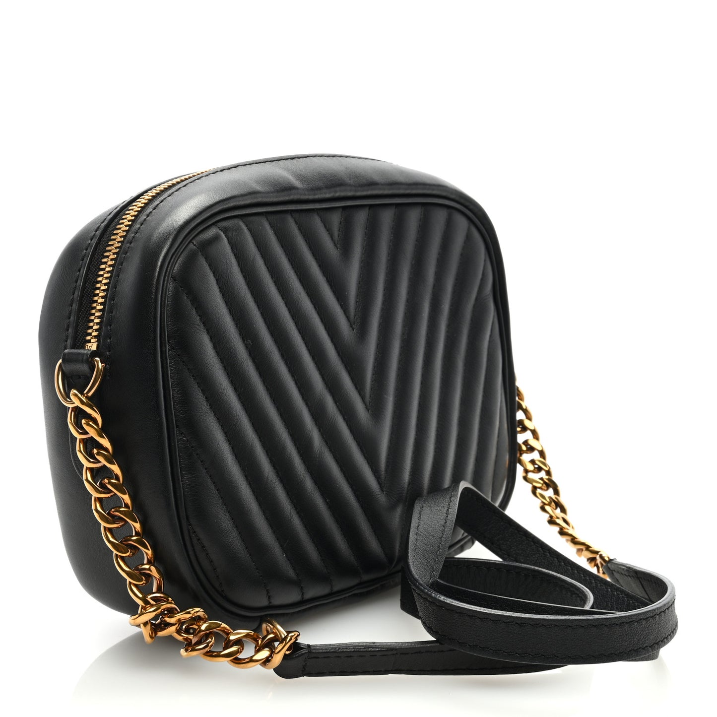 Calfskin New Wave Camera Bag NV Black