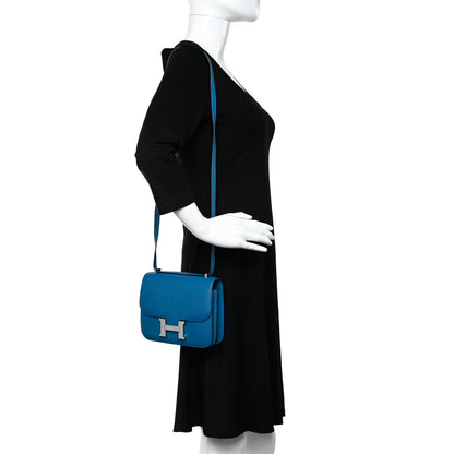 Hermes Epsom Constance 18 Bleu Izmir 2 of 10