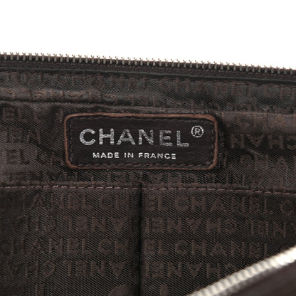 Chanel Nylon Square Quilted Flap Dark Brown 6 of 11