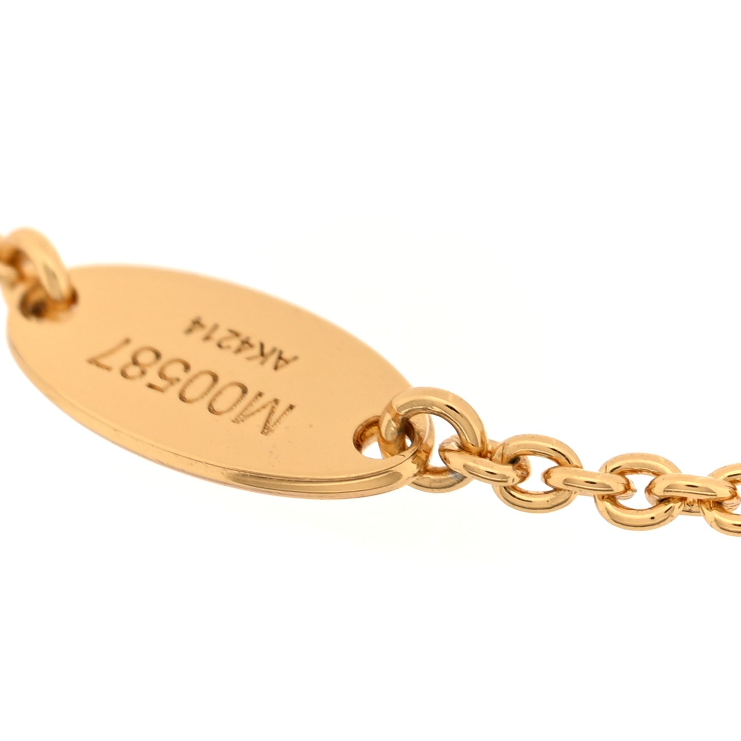 Metal Crystal LV Iconic Bracelet Gold