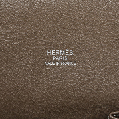 Hermes Taurillon Clemence Jypsiere 34 Etoupe 8 of 9