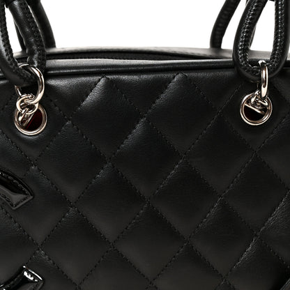Chanel Calfskin Quilted Small Cambon Bowler Black 8 of 11