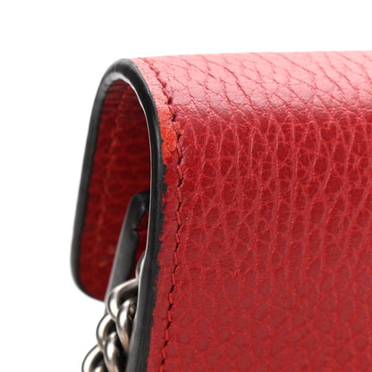 Gucci Calfskin Mini Dionysus Chain Wallet Hibiscus Red 11 of 11