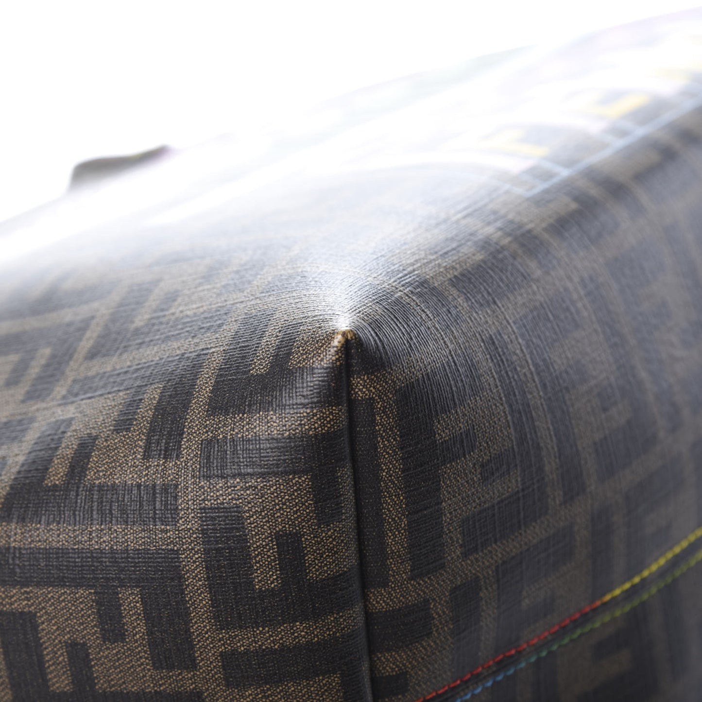 Zucca Spalmati Print Large Roll Tote Tobacco Multicolor