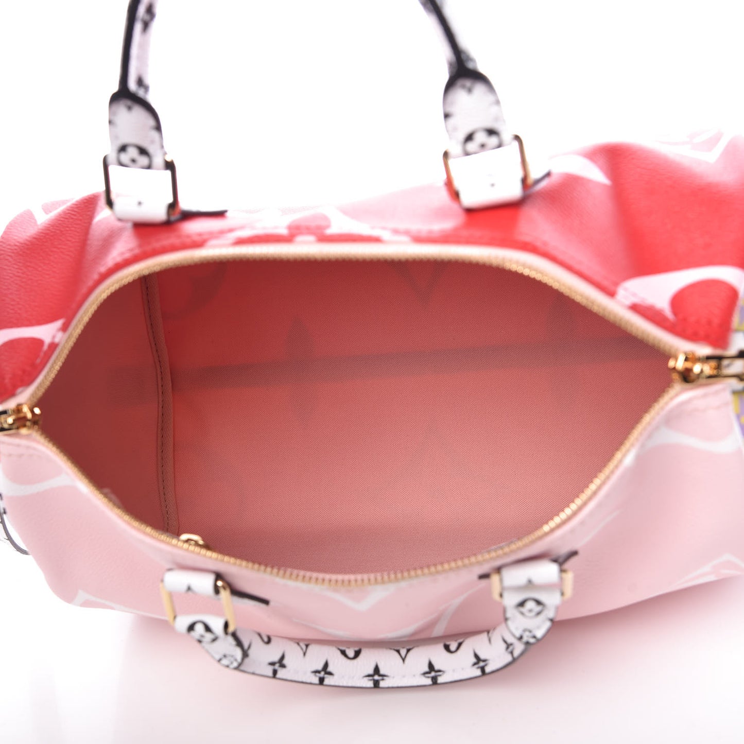 Monogram Giant Speedy Bandouliere 30 Rouge