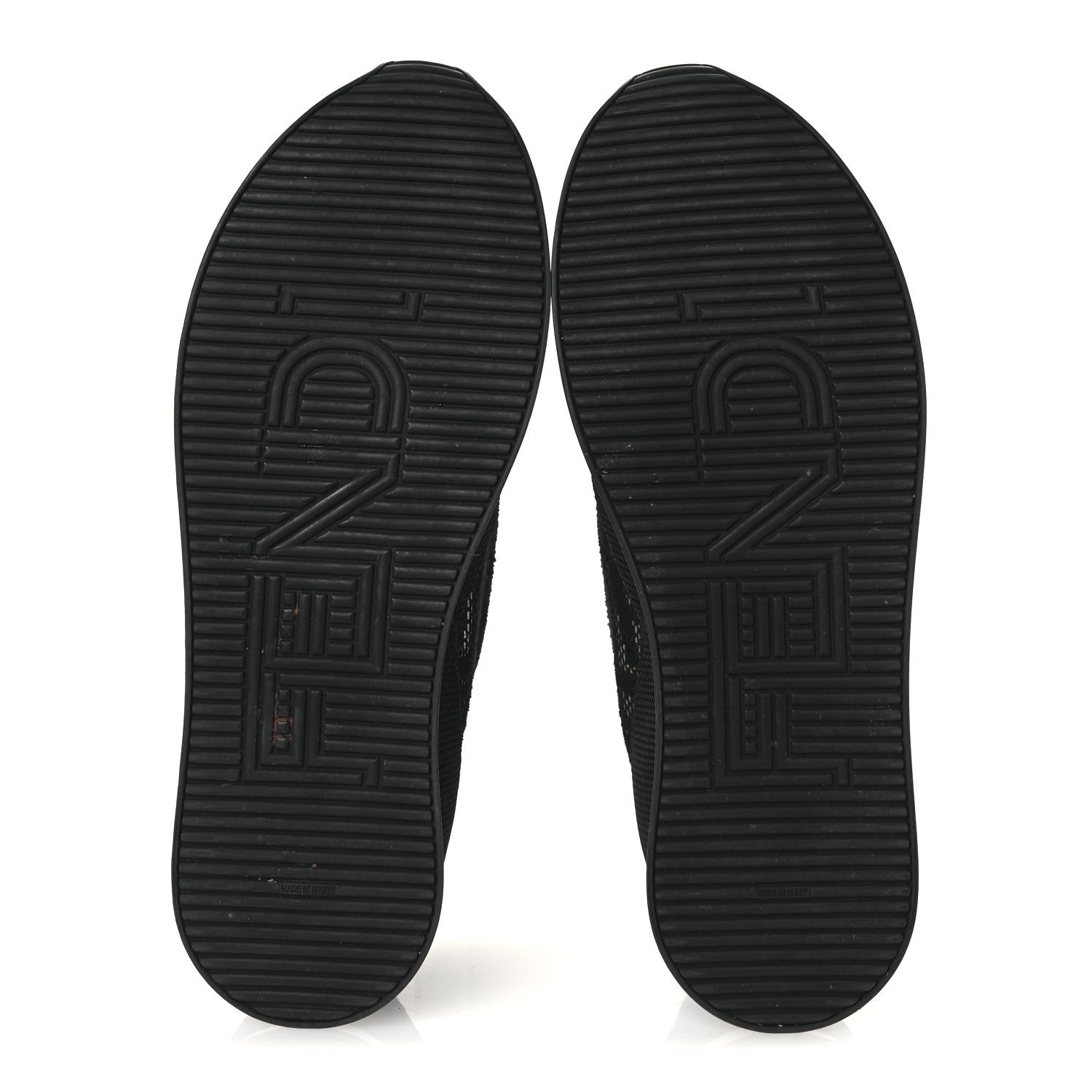 Fendi X SARAH COLEMAN Mesh FF Vertigo Runner Slip On Sneakers 39 Black 8 of 12