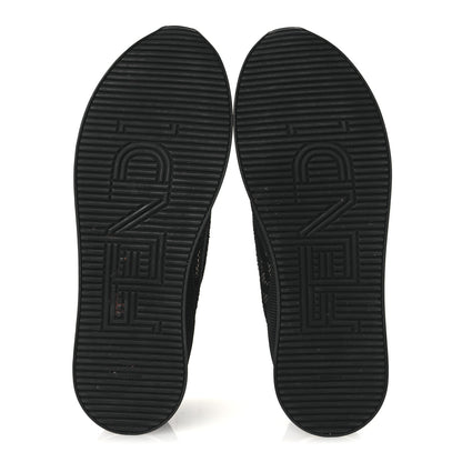 Fendi X SARAH COLEMAN Mesh FF Vertigo Runner Slip On Sneakers 39 Black 8 of 12