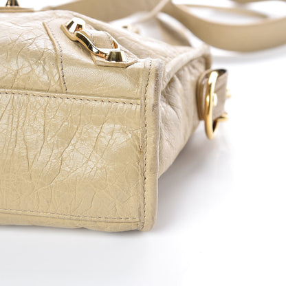 Balenciaga Agneau Classic Gold Hardware Mini S Citytrap Beige Sable 6 of 12