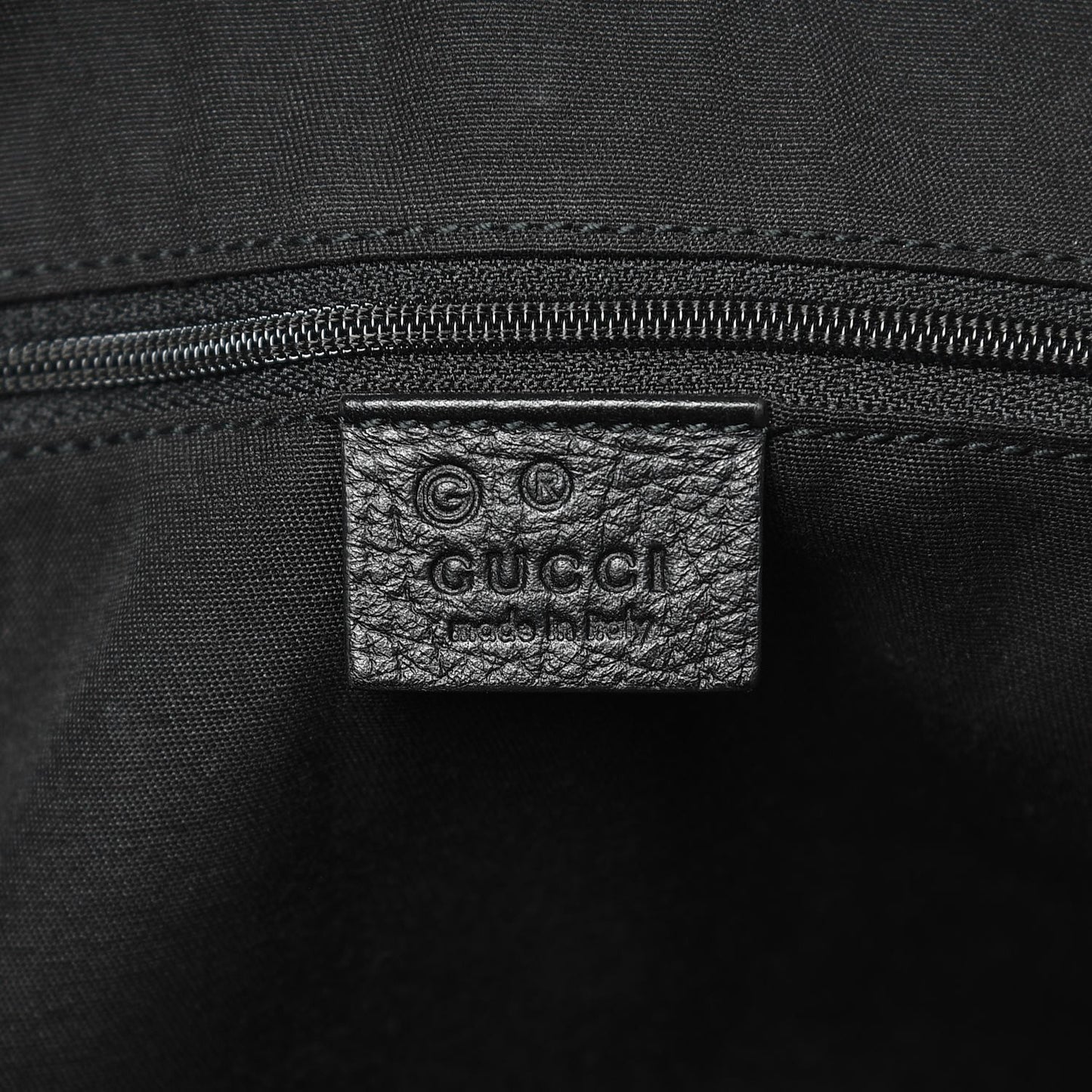 Monogram Bucket Tote Black