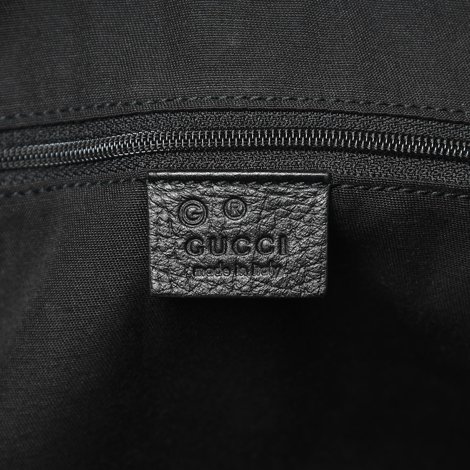 Gucci Monogram Bucket Tote Black 6 of 15