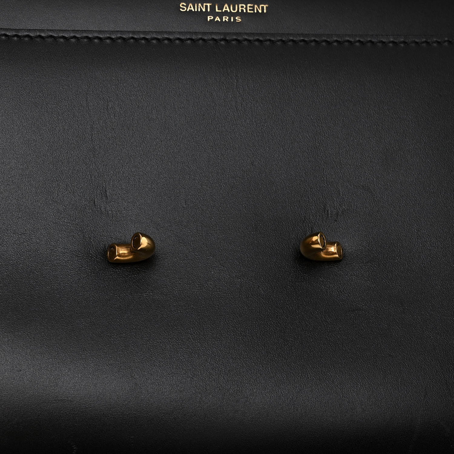 Saint Laurent Smooth Calfskin Le Maillon Satchel Black 11 of 11