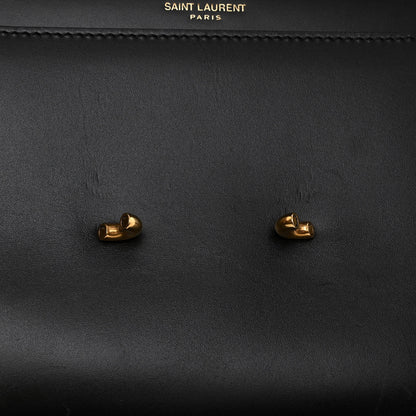 Saint Laurent Smooth Calfskin Le Maillon Satchel Black 11 of 11