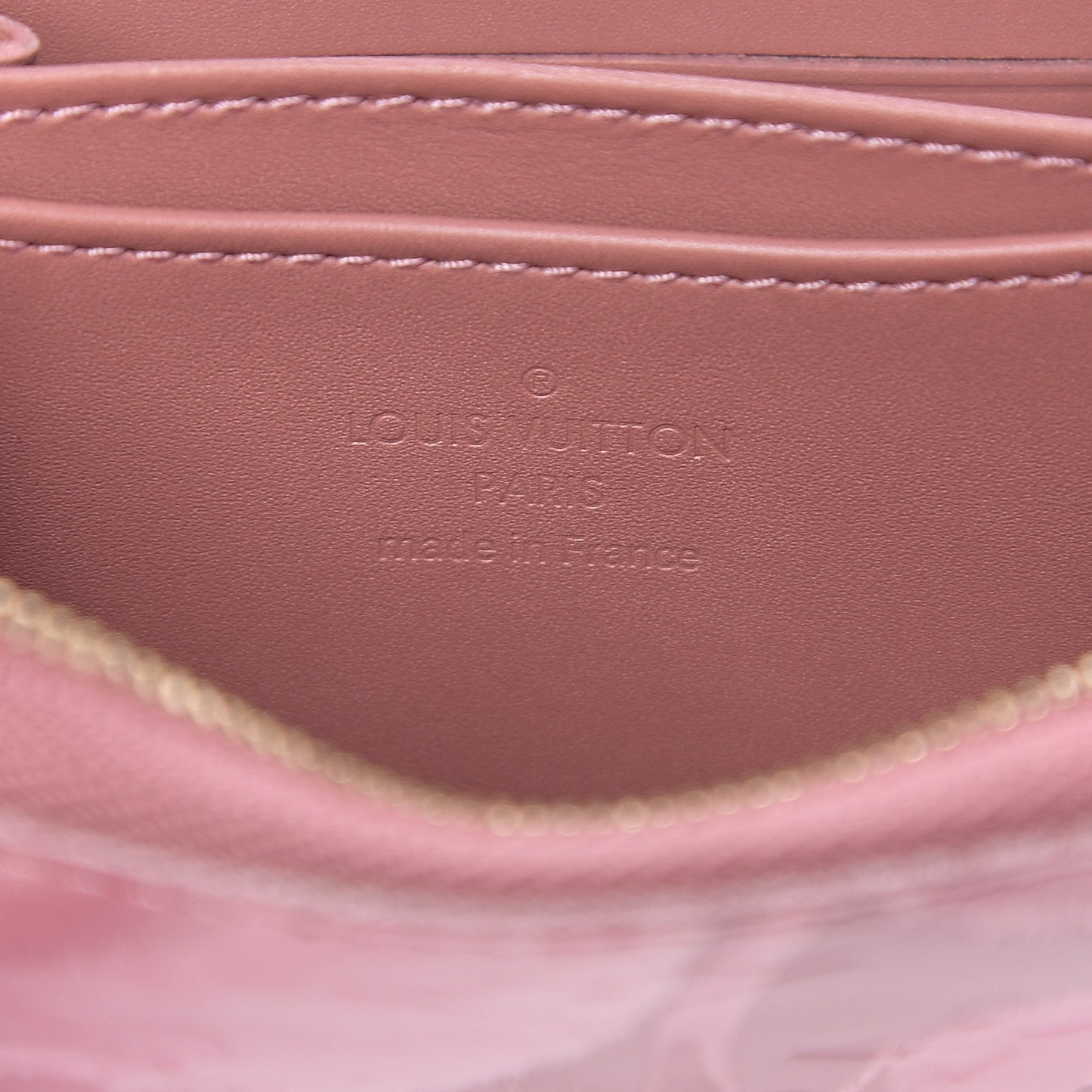 Vernis Ikat Zippy Coin Purse Rose Velours
