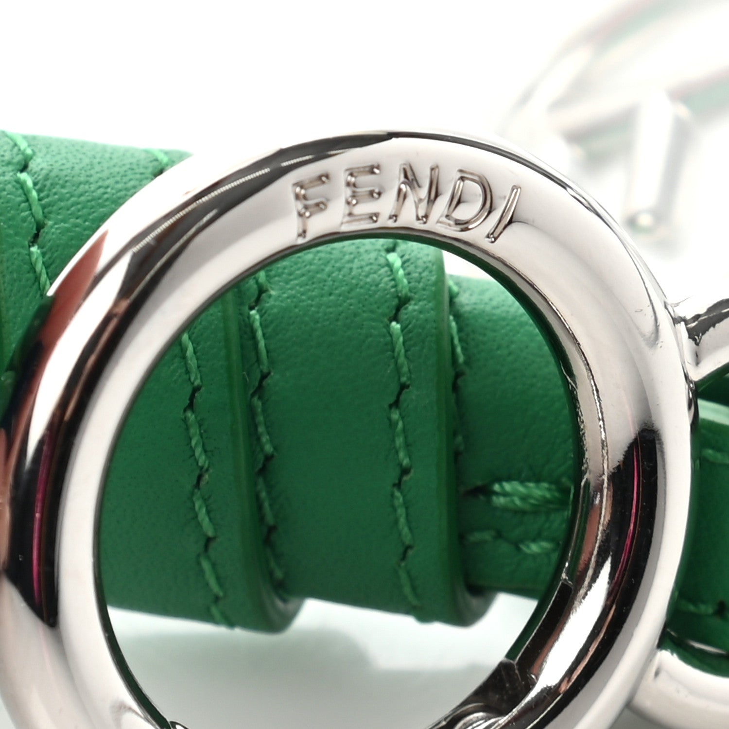 Fendi Mink Fur F is Fendi Cherry Bag Charm Green 3 of 5