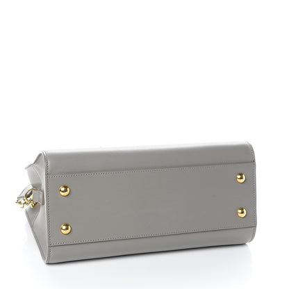 Saint Laurent Calfskin Monogram Baby Cabas Fog 3 of 9