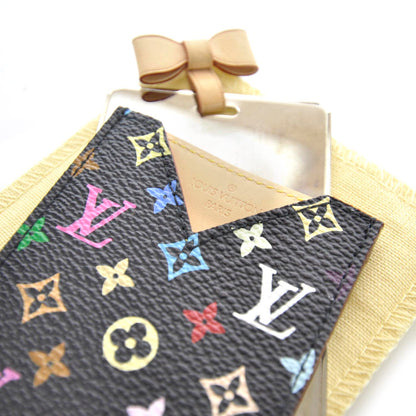 Louis Vuitton Monogram Multicolor Mirror and Case Pouch Black 5 of 6