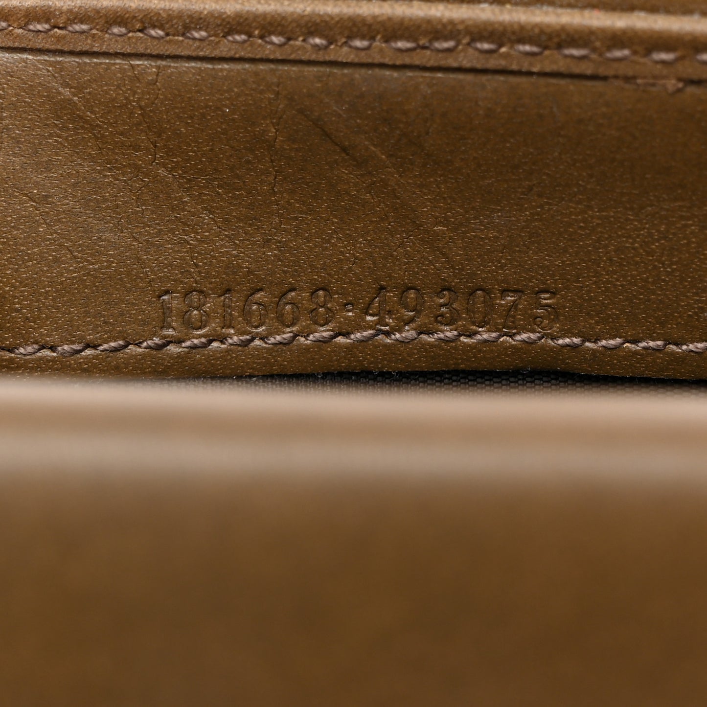 Monogram Calfskin Ladies Web Long Wallet Beige