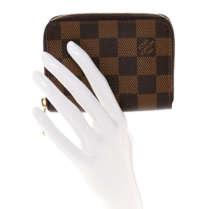 Louis Vuitton Damier Ebene Zippy Coin Purse 2 of 8