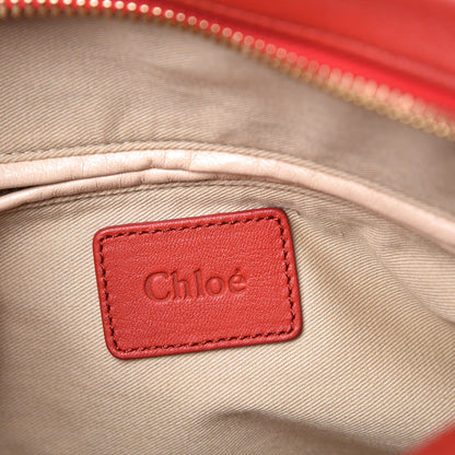Chloe Calfskin Medium Paraty Holly Berry 8 of 9