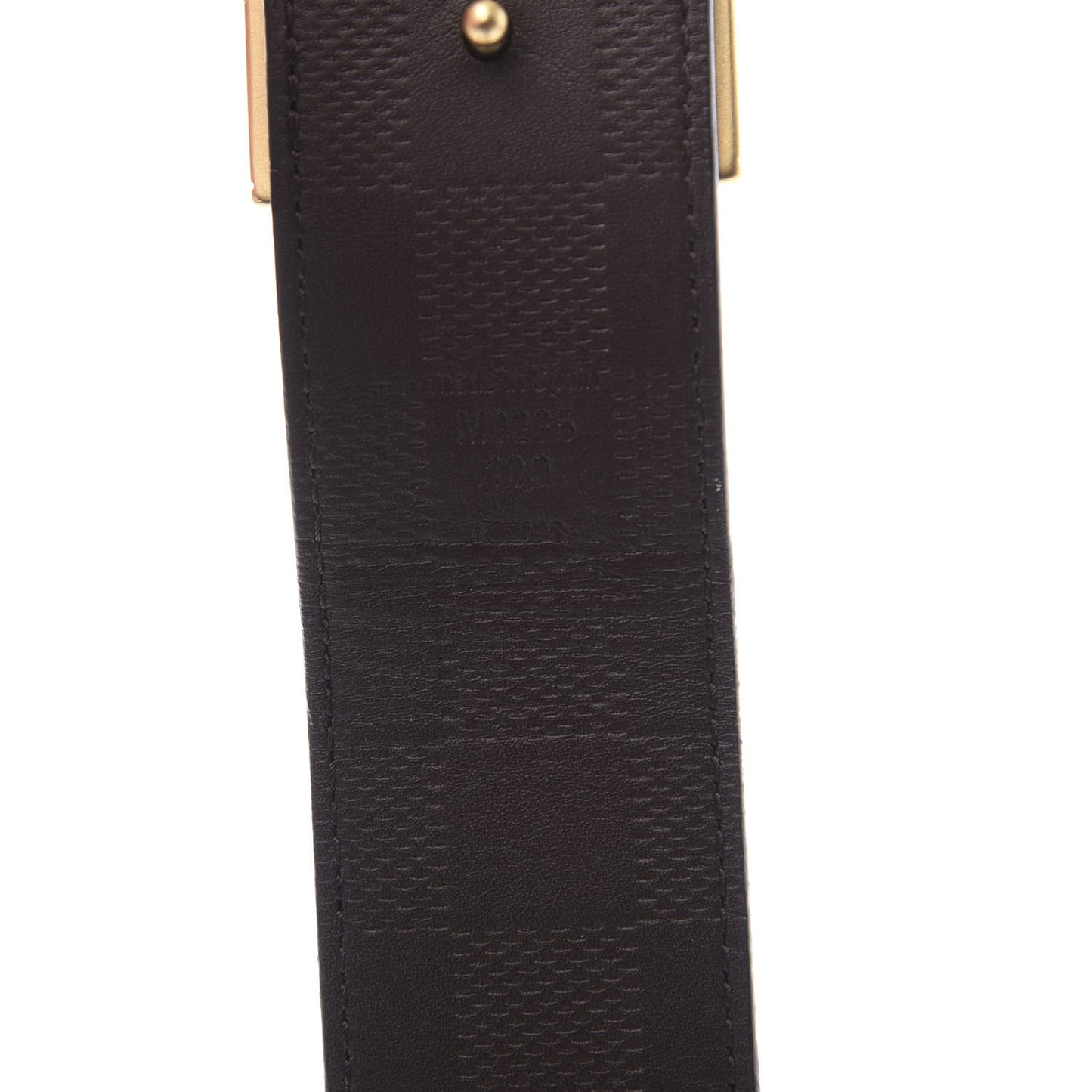Damier Ebene Inventeur Belt 90 36