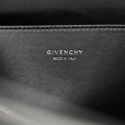 Givenchy Smooth Calfskin Medium Antigona Lock Duffle Bag Black 6 of 10