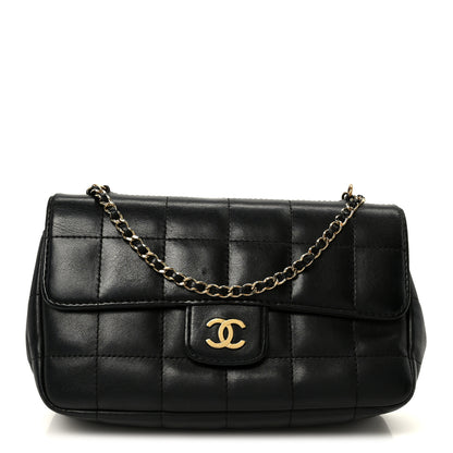 Chanel Lambskin Quilted Mini Chocolate Bar Flap Black 1 of 10