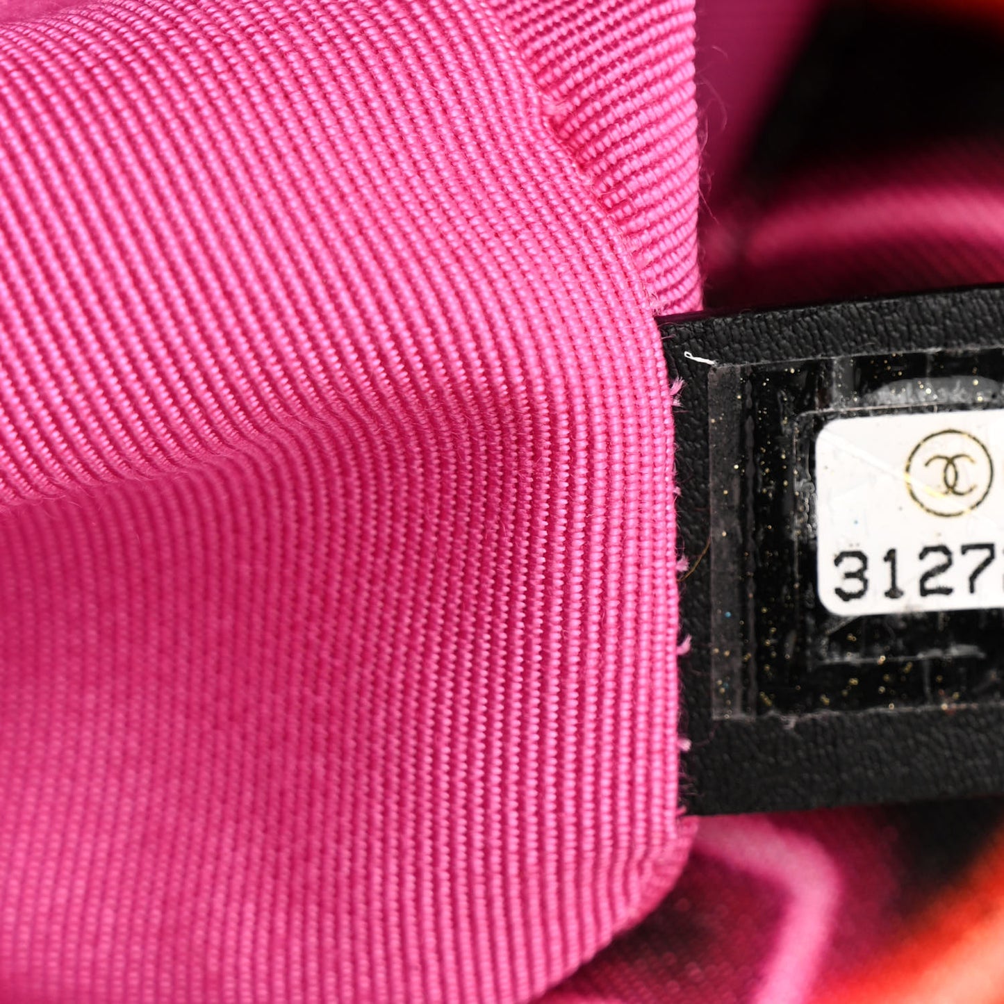 Fabric Printed Medium Chanel 19 Flap Black Multicolor