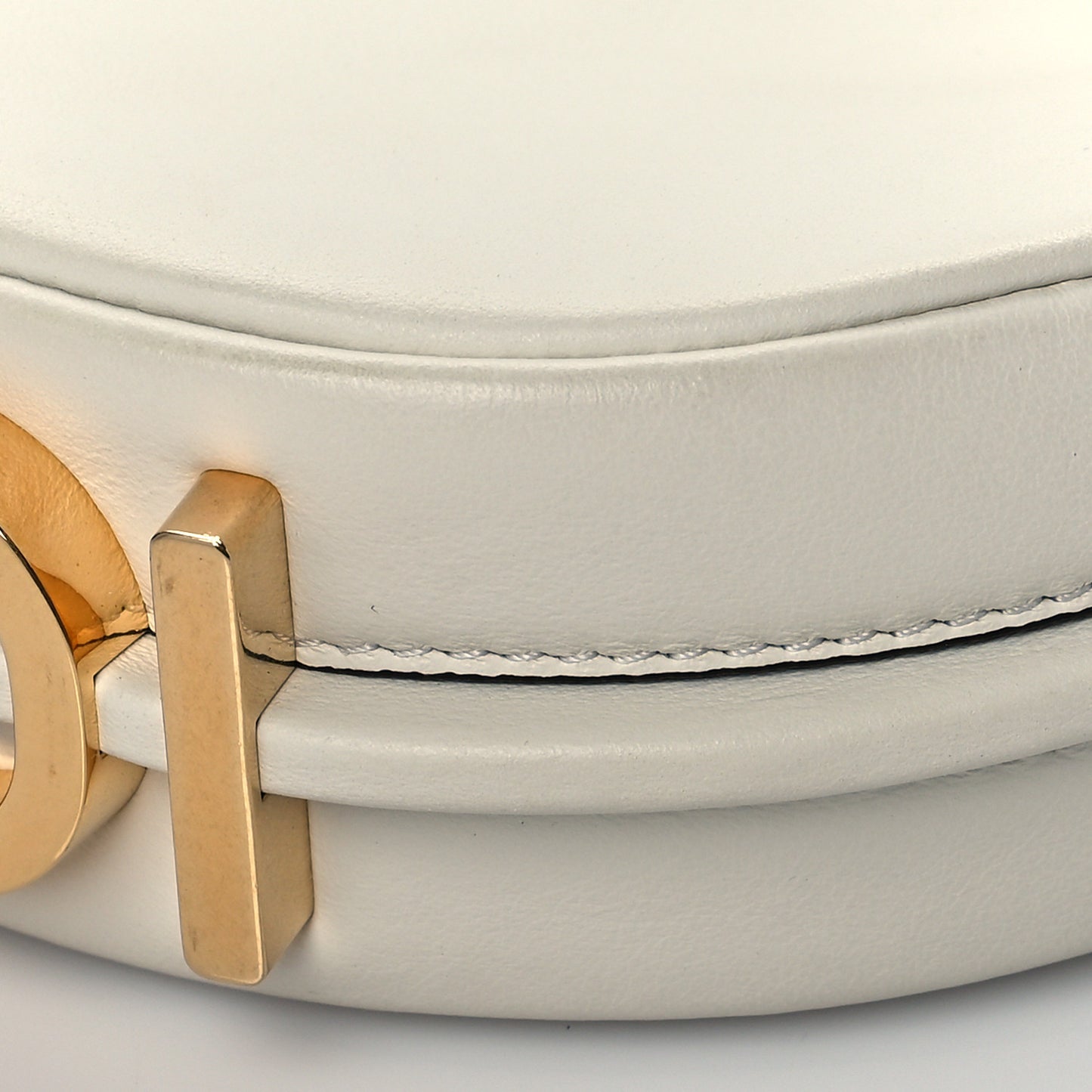 Vitello Grace Matte Nano Fendigraphy Hobo Charm White Ice