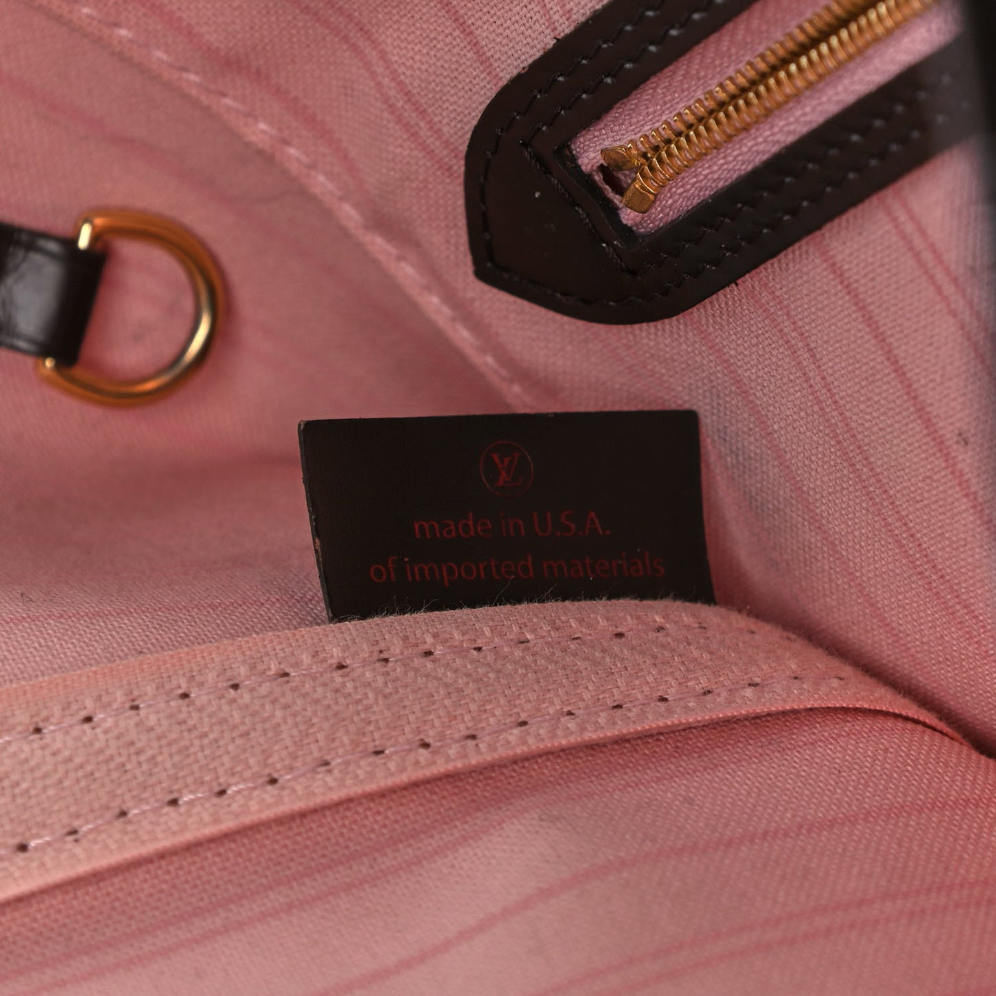 Damier Ebene Neo Neverfull MM Rose Ballerine
