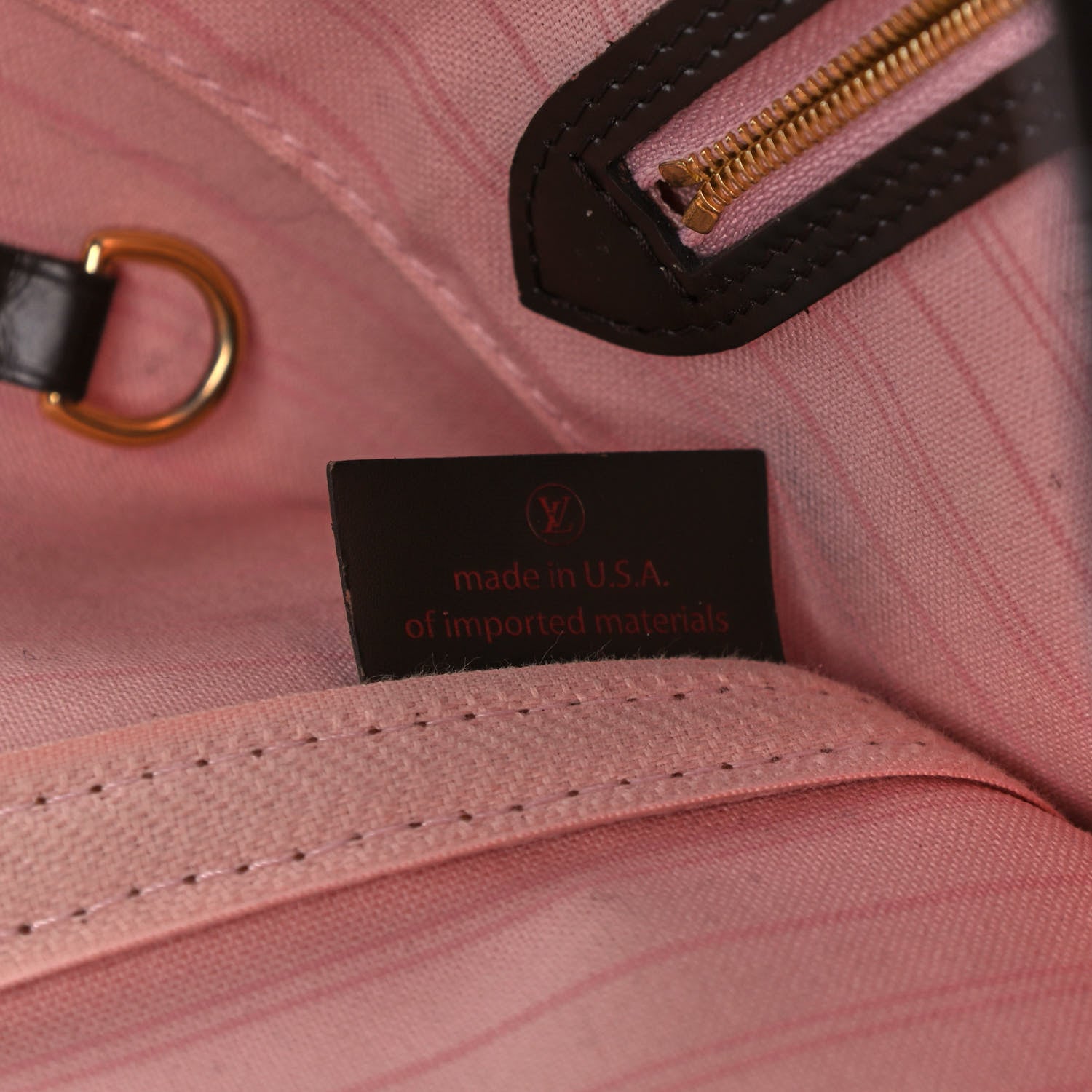 Louis Vuitton Damier Ebene Neo Neverfull MM Rose Ballerine 7 of 12