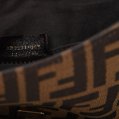 Fendi Zucca Vitello Artic Messenger Bag Tobacco Castagna 9 of 10