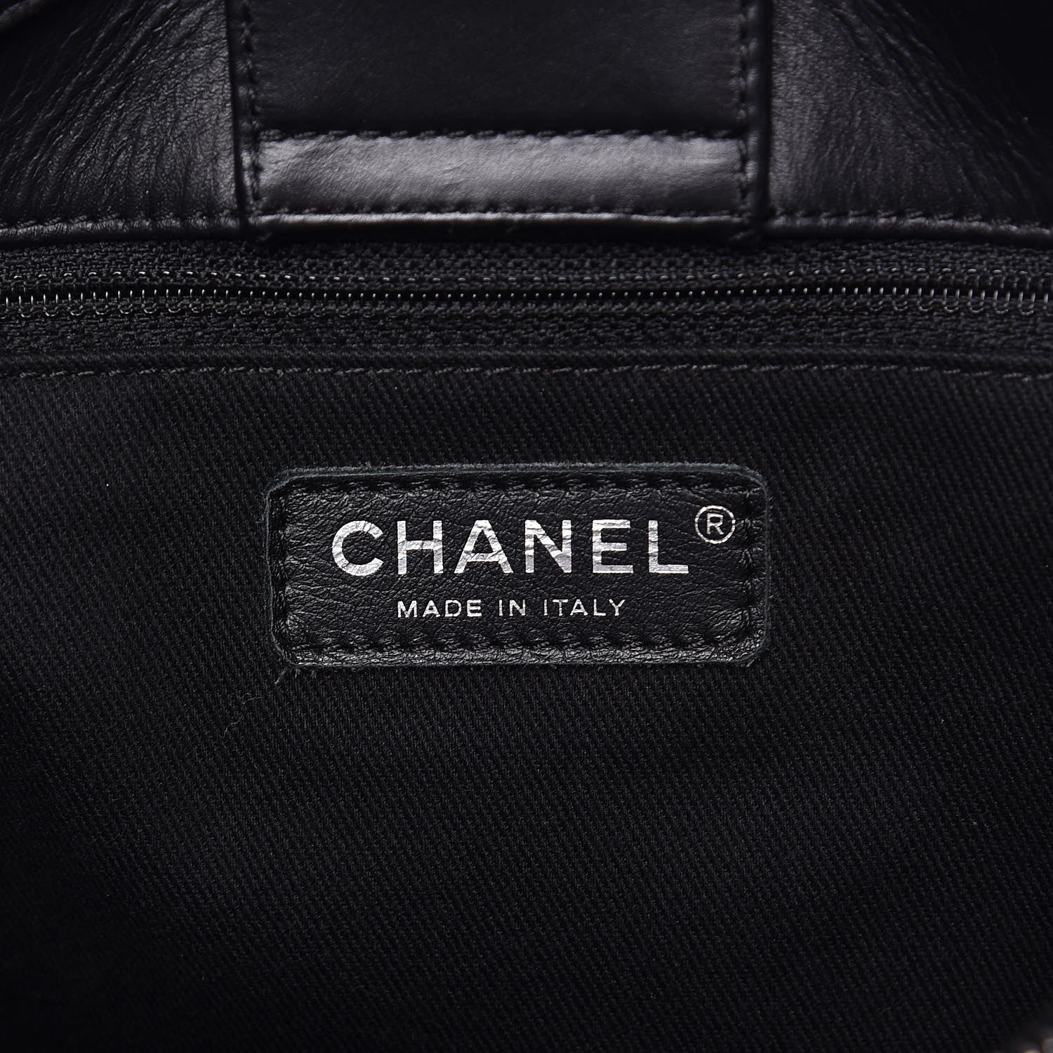 Chanel Calfskin Perforated Up In The Air Tote Black 7 of 11