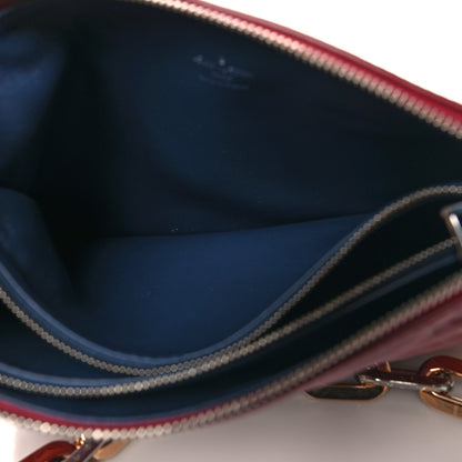 Louis Vuitton Lambskin Embossed Monogram Coussin PM Wine 7 of 12