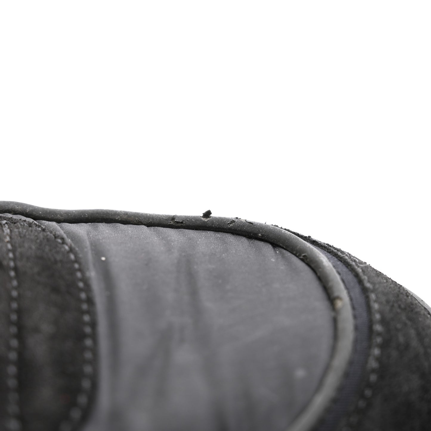 Fabric Calfskin Suede CC Sneakers 38 Black