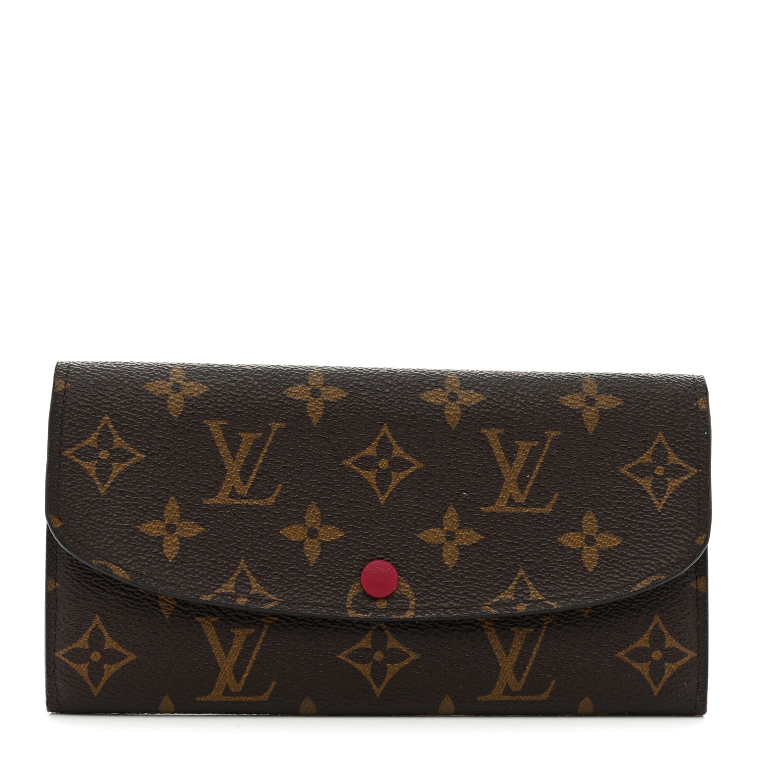 Louis Vuitton Monogram Emilie Wallet Fuchsia 1 of 7