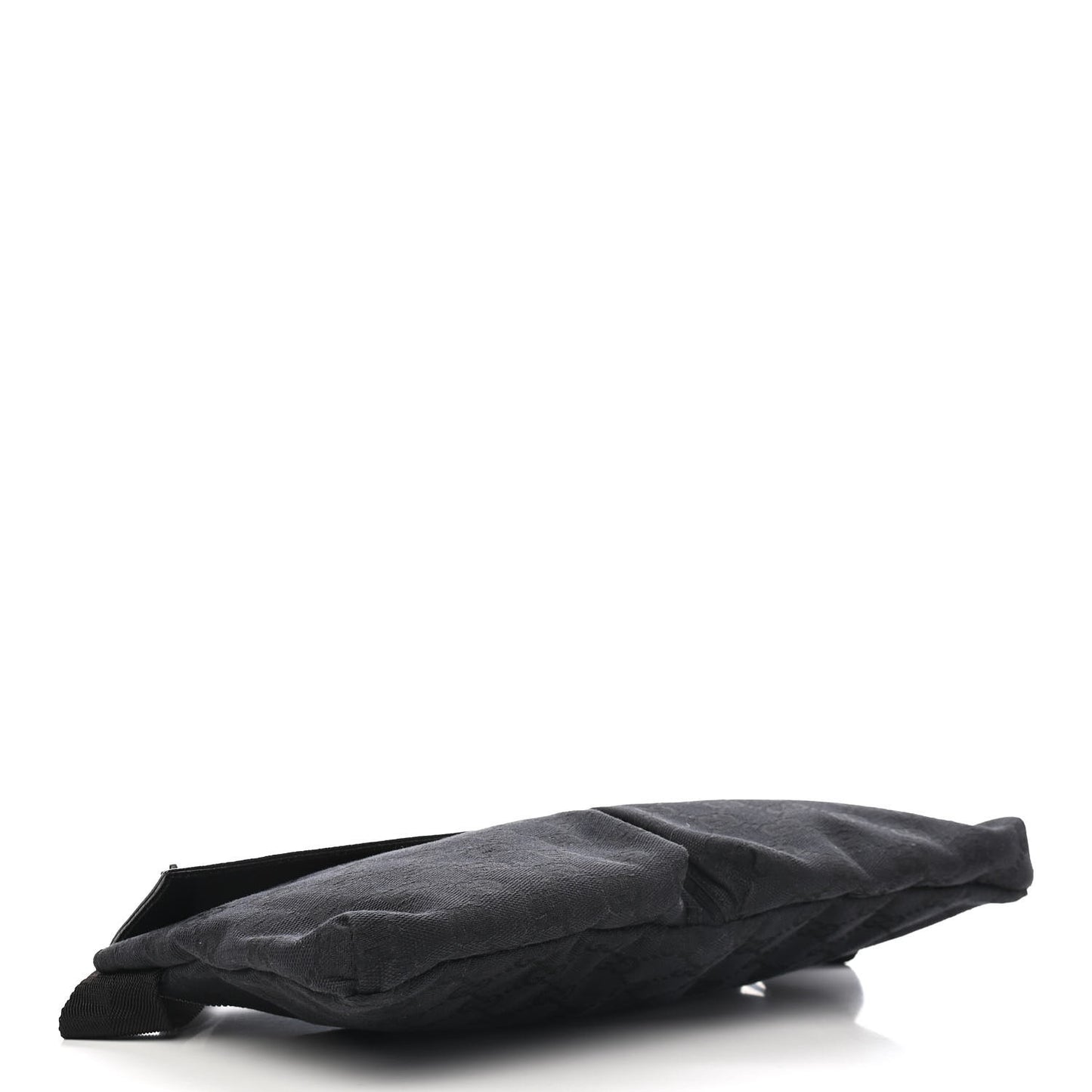 GG Monogram Double Pocket Belt Bag Black