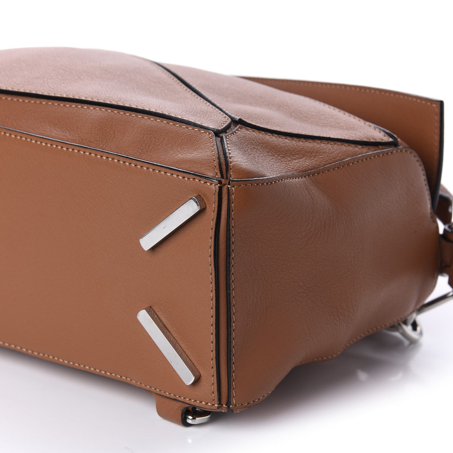 Calfskin Small Puzzle Bag Tan