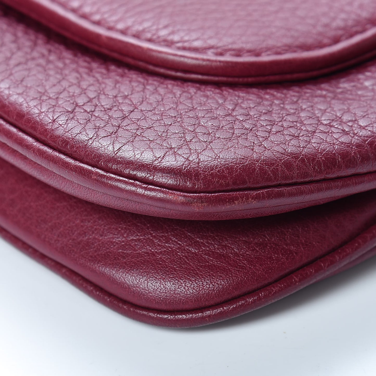 Cellarius Calfskin Small 1973 Chain Shoulder Bag Cherry Gloss